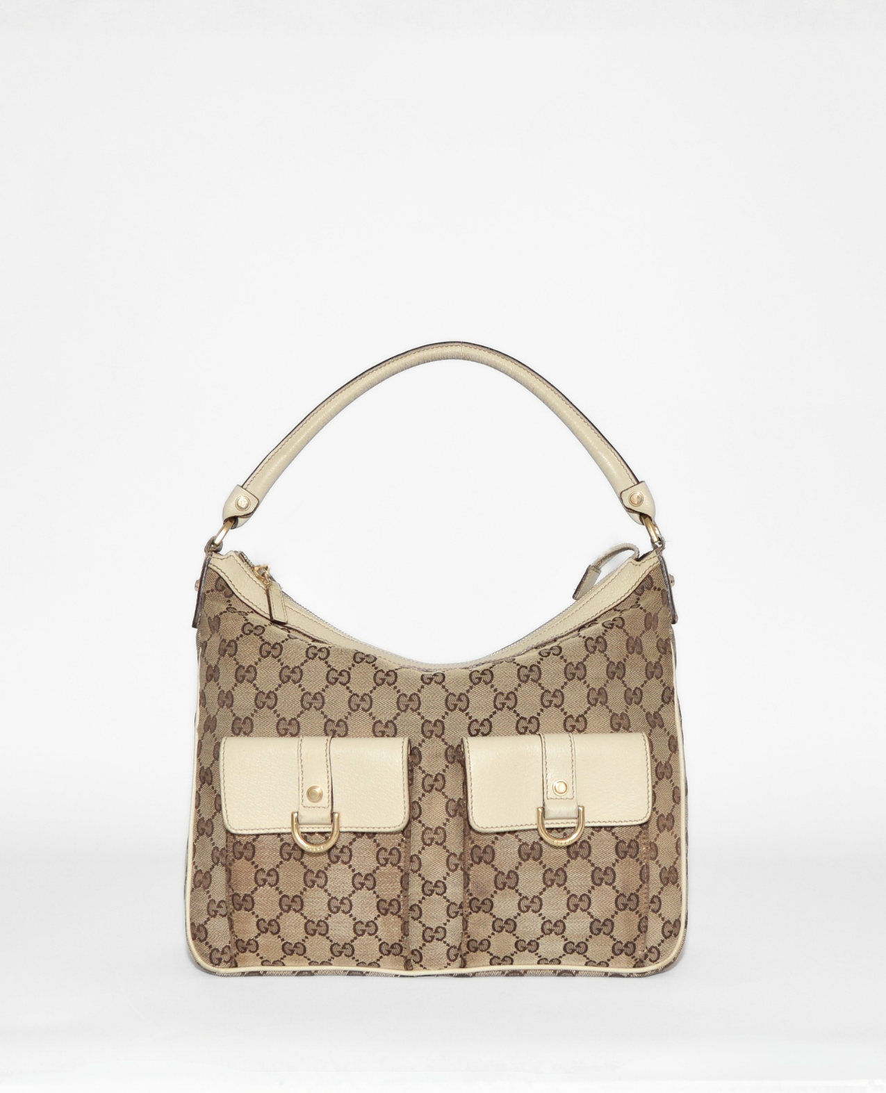 Vintage Gucci GG Canvas Abbey Hobo Bag – For Real Luxury Vintage