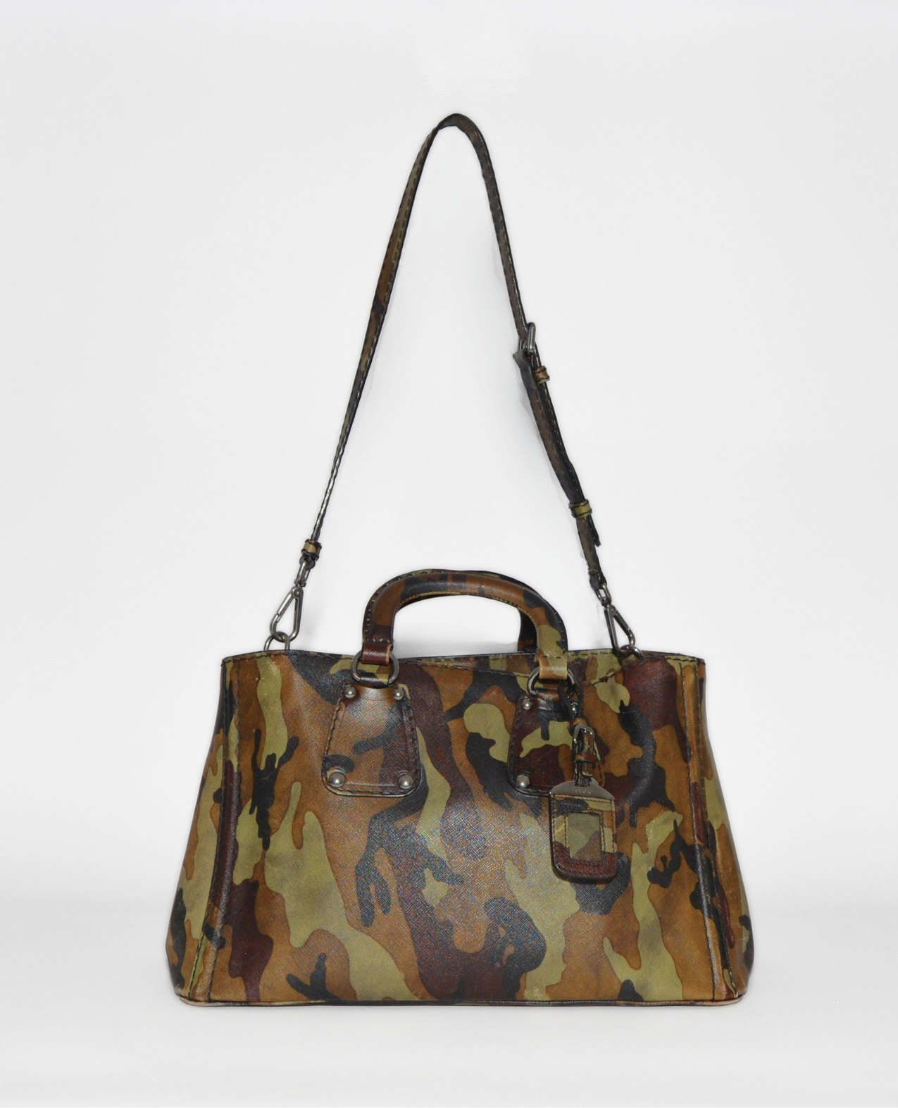Vintage Prada Mimetico Camouflage Saffiano Tote – For Real Luxury Vintage