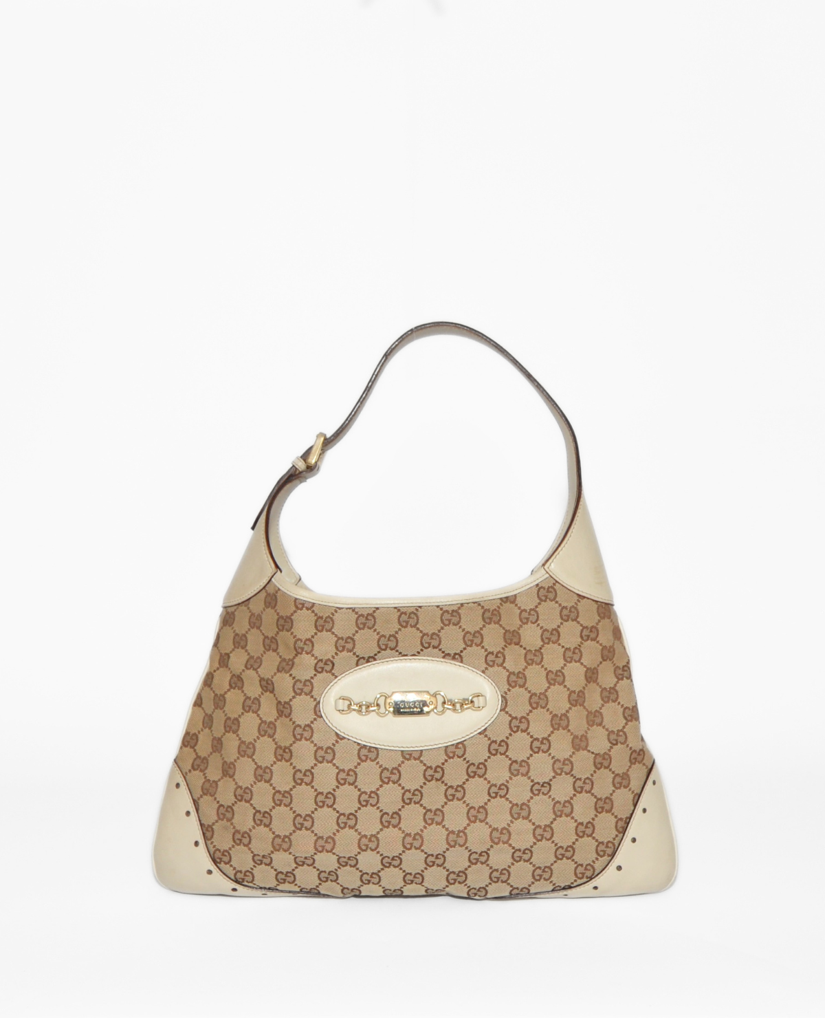 Gucci GG Canvas Punch Hobo Bag