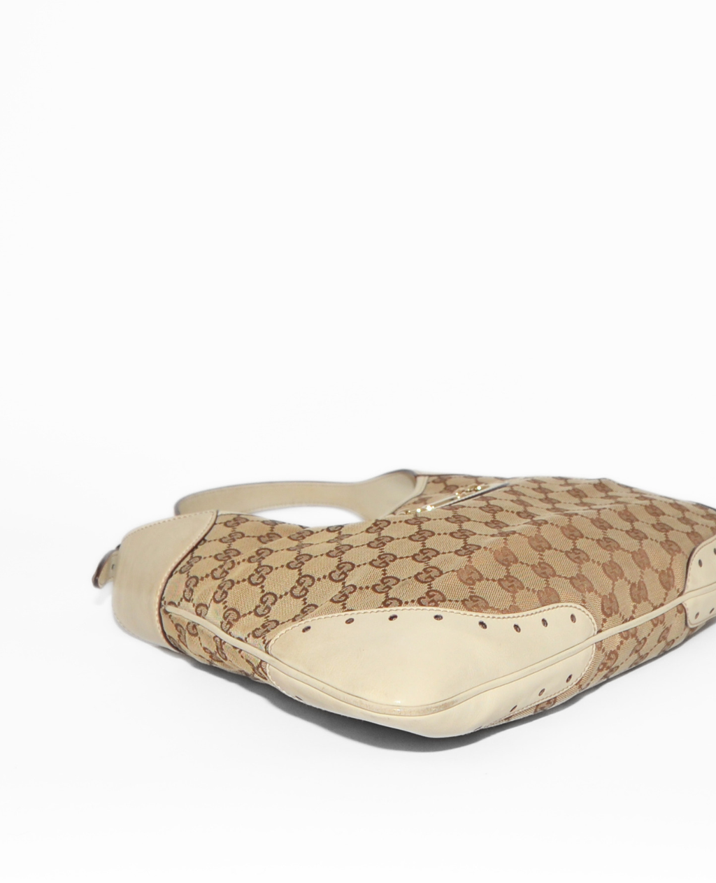 Gucci GG Canvas Punch Hobo Bag