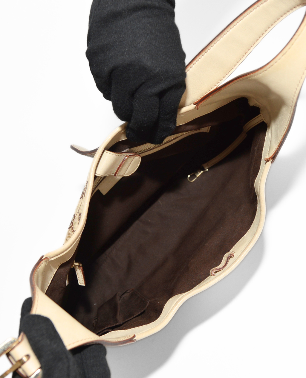Gucci GG Canvas Punch Hobo Bag