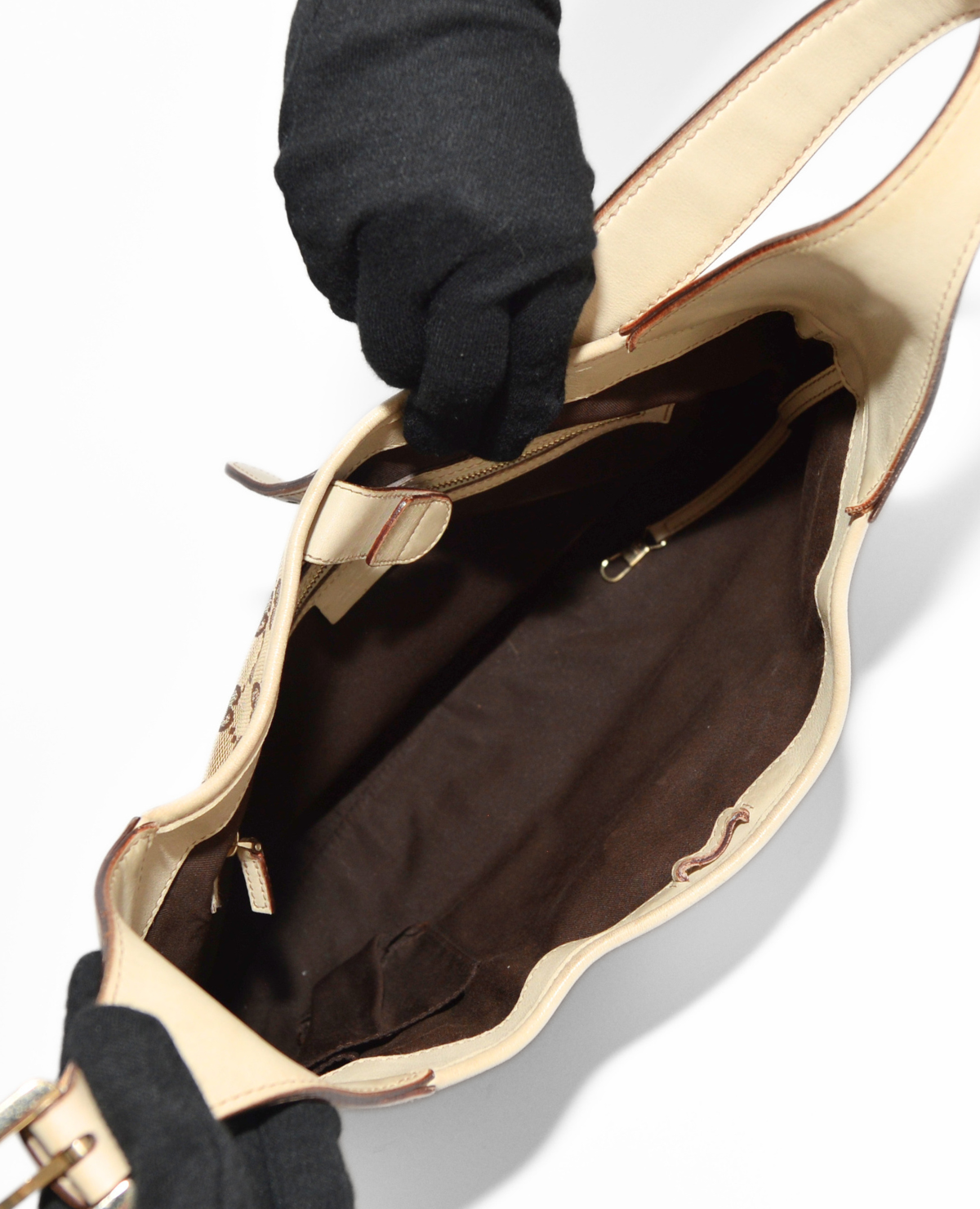 Gucci GG Canvas Punch Hobo Bag