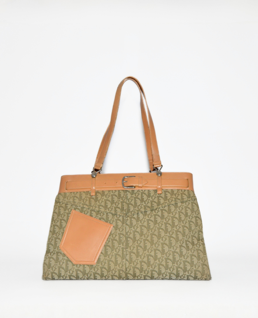 Dior Oblique Canvas Diorissimo Jeans Pocket Tote