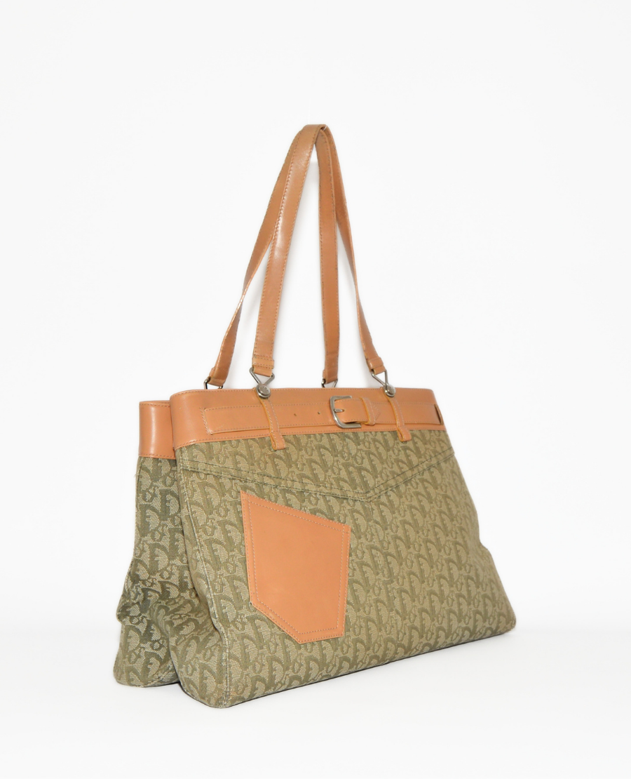 Dior Oblique Canvas Diorissimo Jeans Pocket Tote