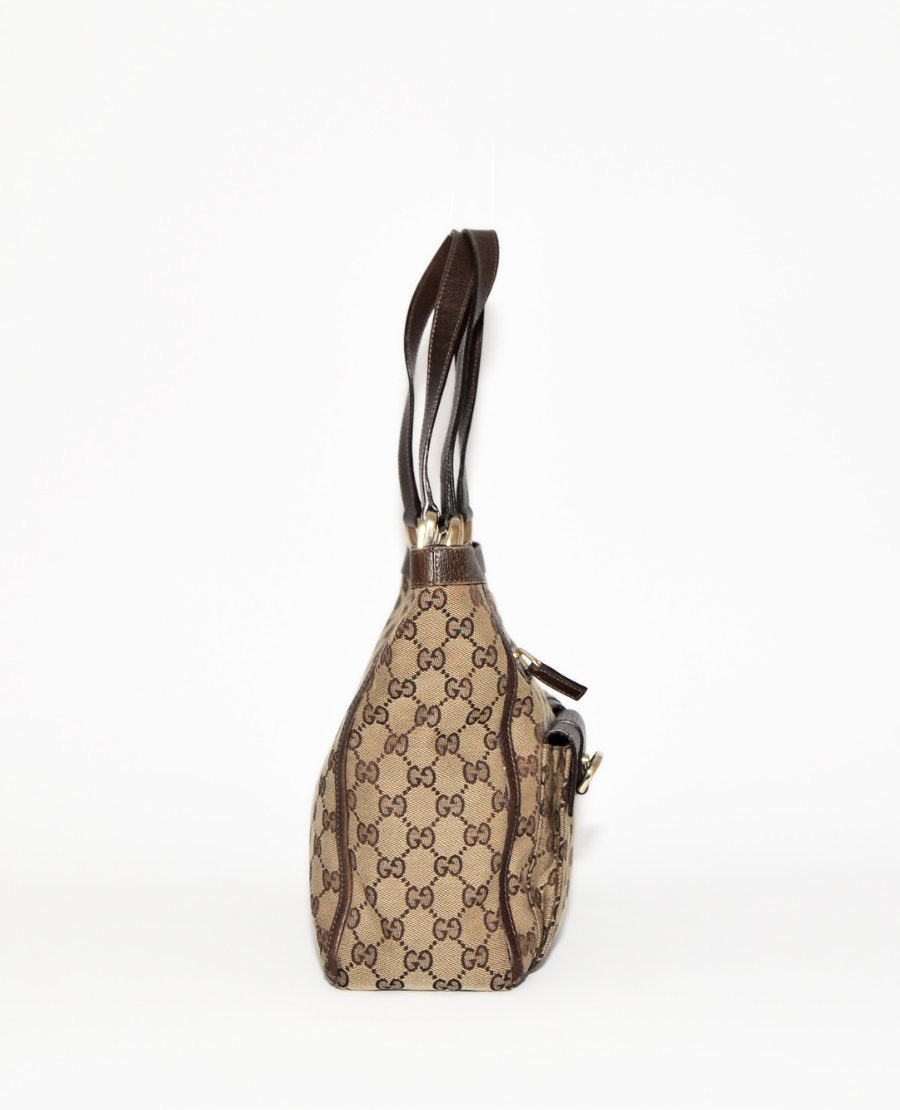 Gucci GG Canvas Abbey Pocket Tote