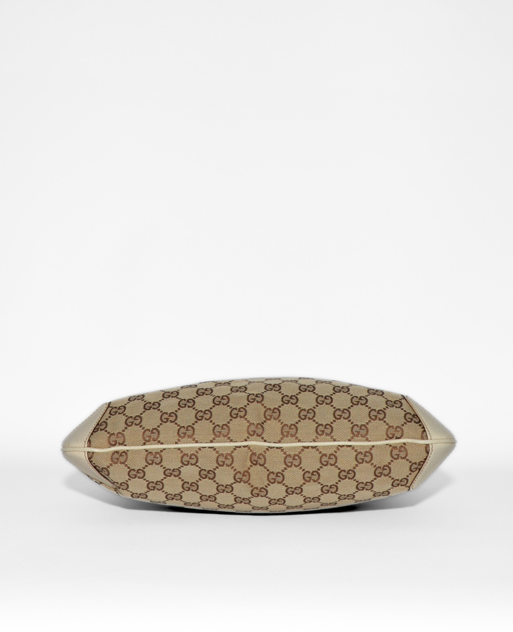 Vintage luxury Gucci GG monogram canvas shoulder bag with authentic high-end horsebit detail. - Gucci GG Canvas Horsebit Shoulder Bag